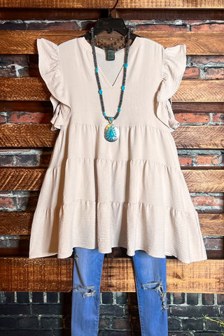 A LOVE THAT WILL LAST FOREVER TUNIC IN WHITE