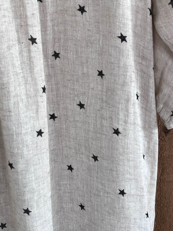 Endless Stars 100% Natural Linen Dress/Tunic