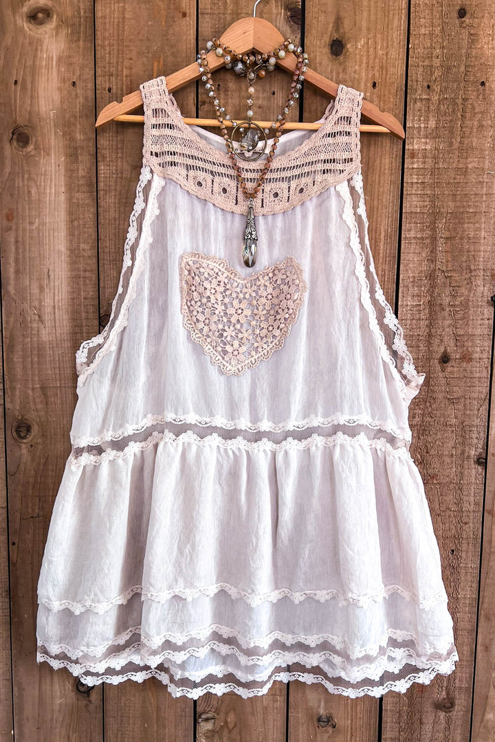 A Vintage Fairytale Heart Top