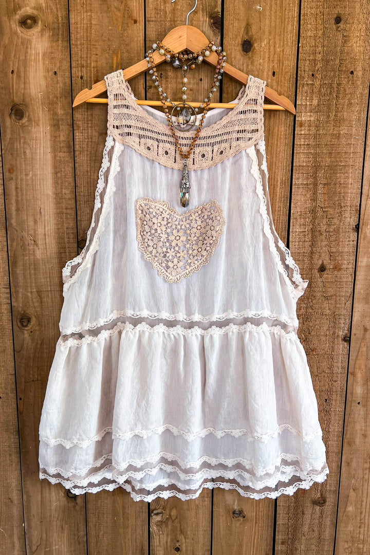 A Vintage Fairytale Heart Top