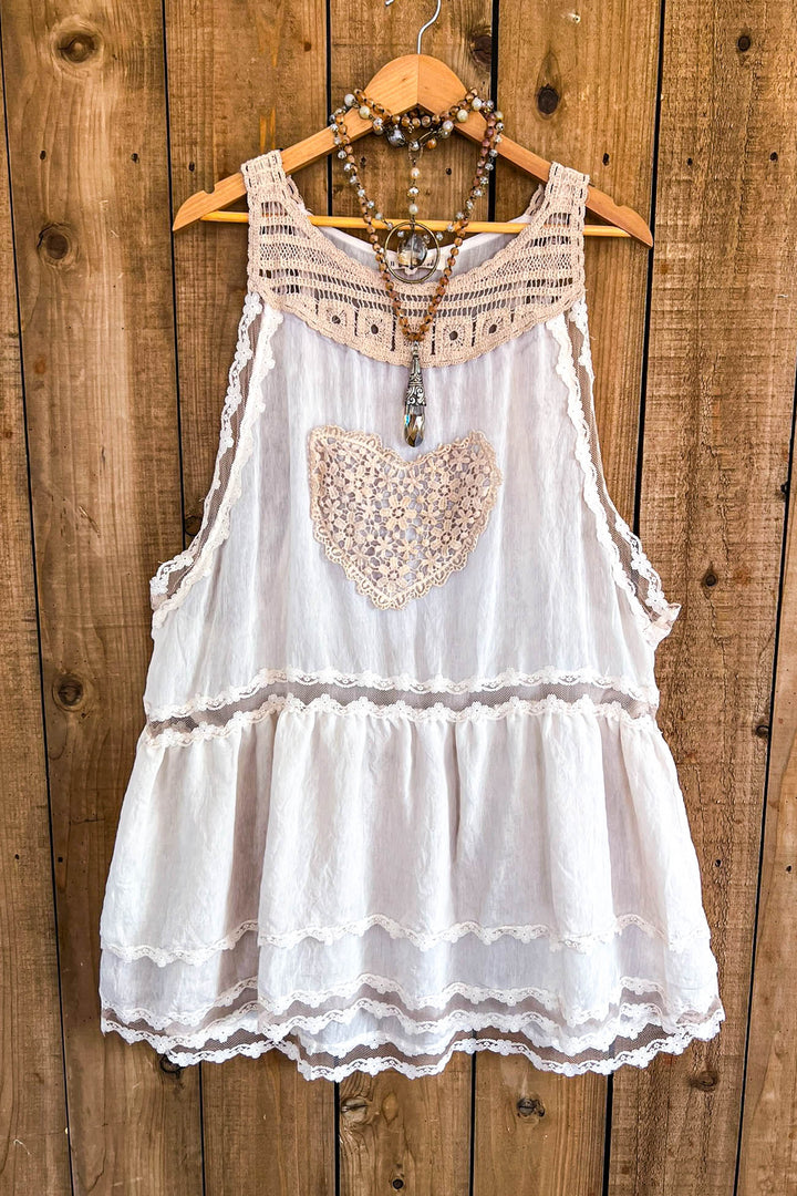 A Vintage Fairytale Heart Top