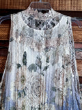 BE THE INSPIRATION PRETTY FLORAL LACE DUSTER VEST