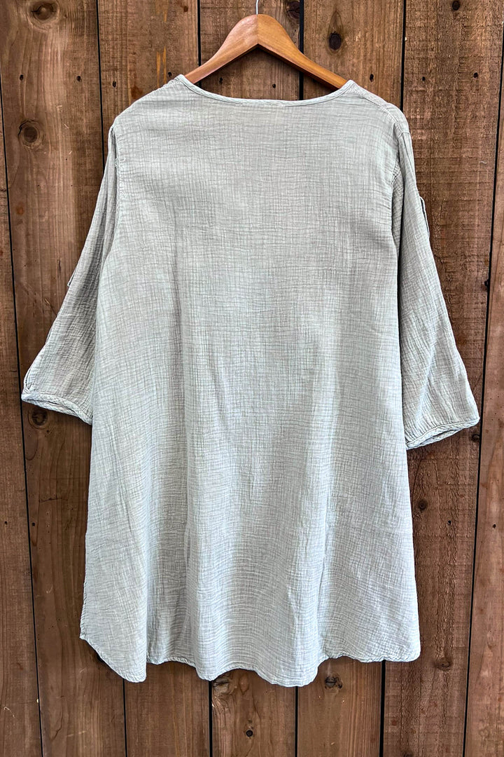 Easy Weekend 1OO% Cotton Tunic - Natural