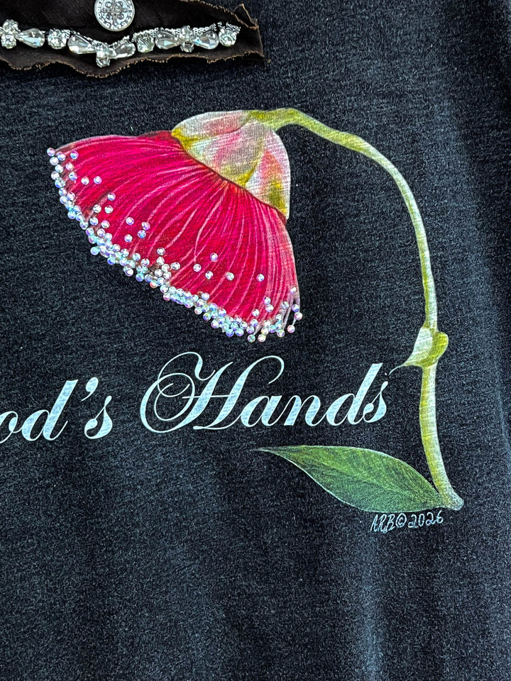 In God's Hands Tee Top 100% Cotton