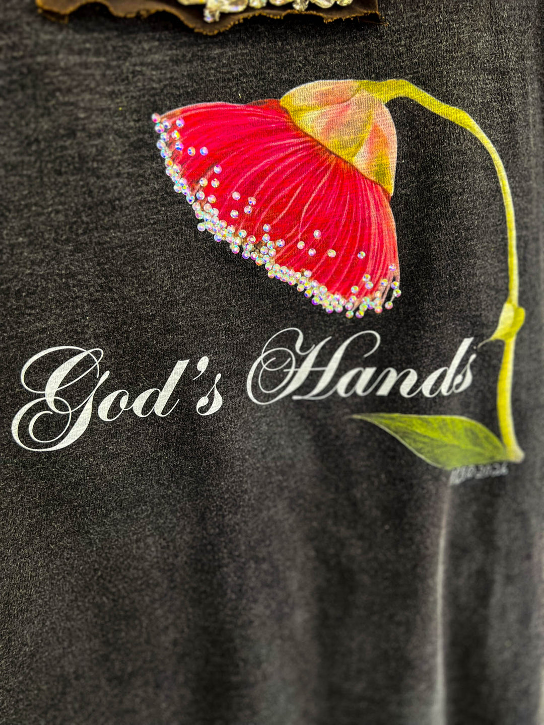 In God's Hands Tee Top 100% Cotton