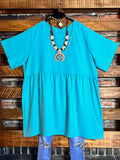 Casual Perfect Day Comfy Tunic in Mint