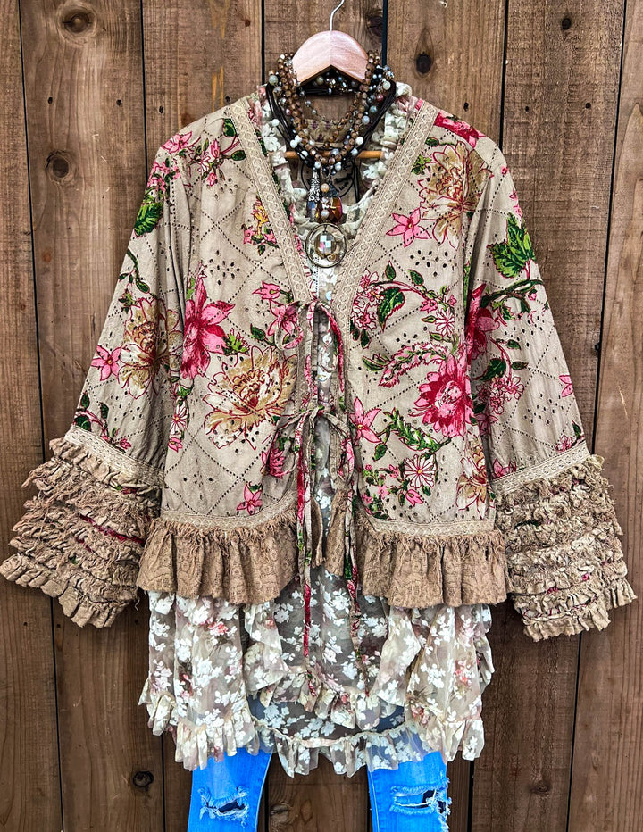 Garden Day Dream Vintage Jacket