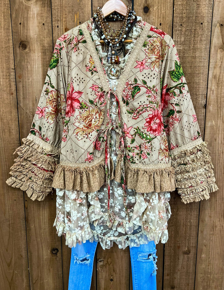 Garden Day Dream Vintage Jacket