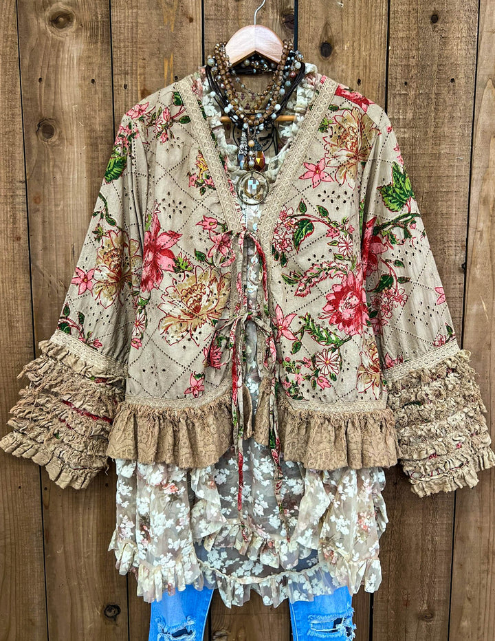 Garden Day Dream Vintage Jacket