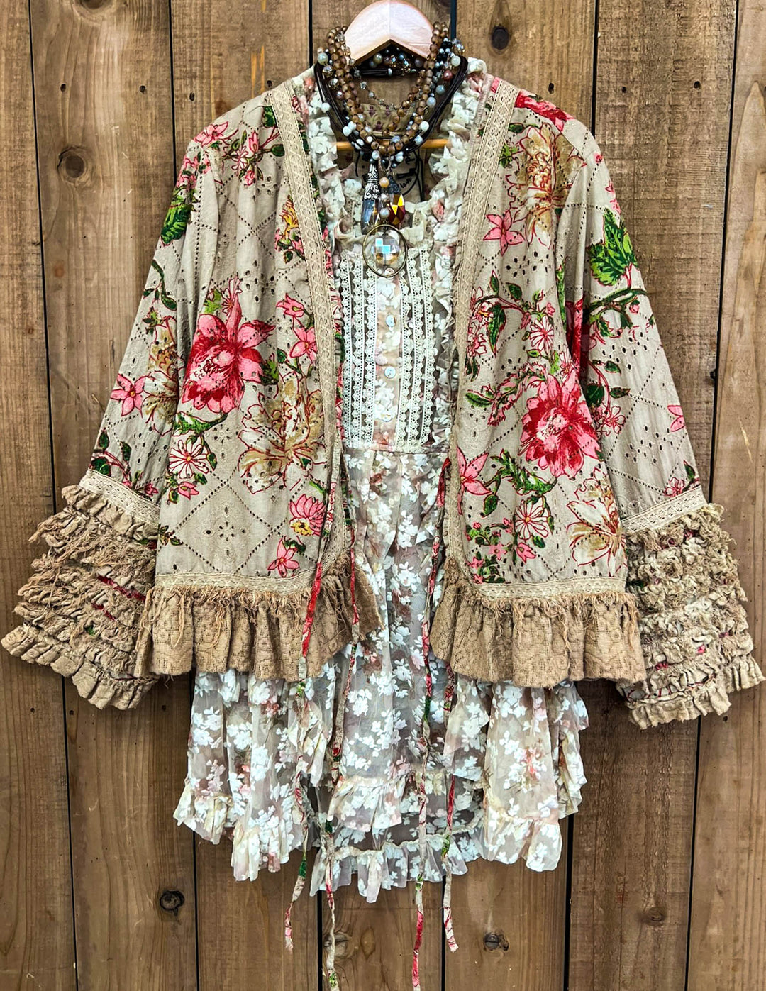 Garden Day Dream Vintage Jacket