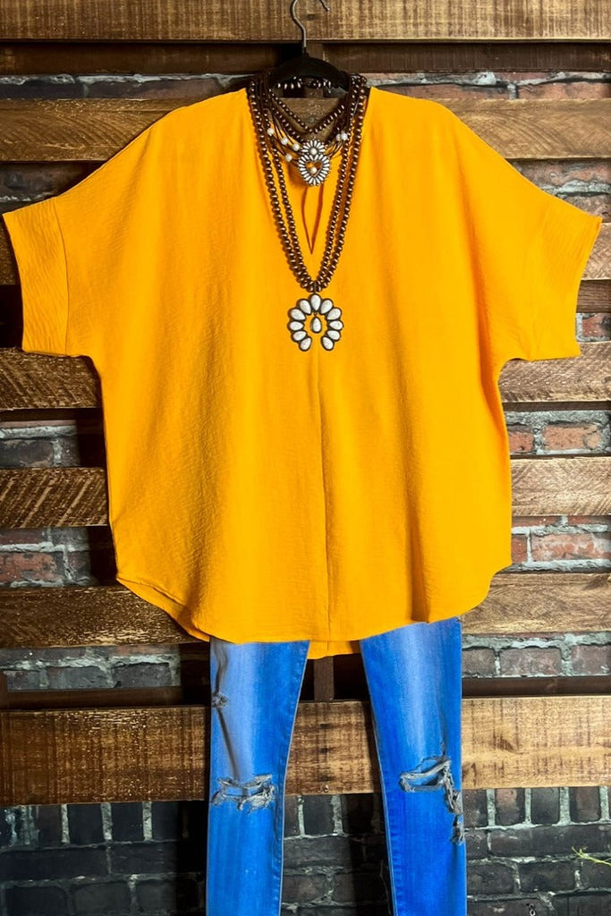 24-26 SIZE -PARADISE SUN BEAUTY YELLOW FIRE TUNIC-----SALE