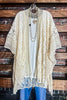 Made For The Moment Soft Cozy Kimono in Classic Cream