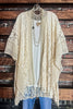 Made For The Moment Soft Cozy Kimono in Classic Cream