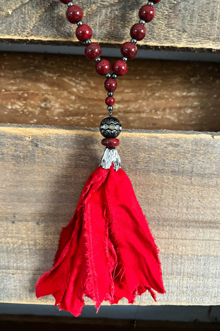 A Wonderful Surprise Boho-Shabby Tassel Necklace