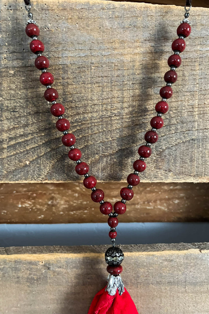 A Wonderful Surprise Boho-Shabby Tassel Necklace
