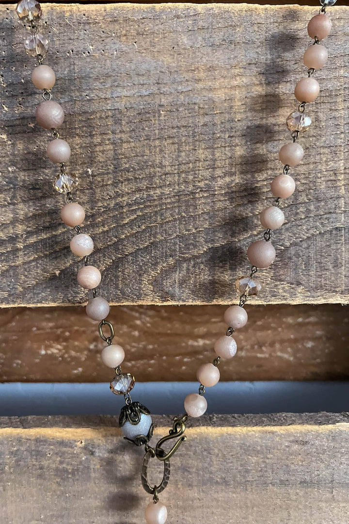 Lunar Phases Crystal Necklace
