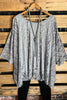 MY FANCY & FAB TIMELESS TUNIC IN GRAY