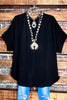 CITY CLASSIC PERFECT OVERSIZED TUNIC BLACK