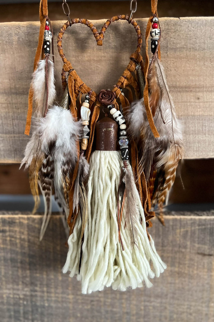 Heart Dream Catcher Artisan Handmade Necklace