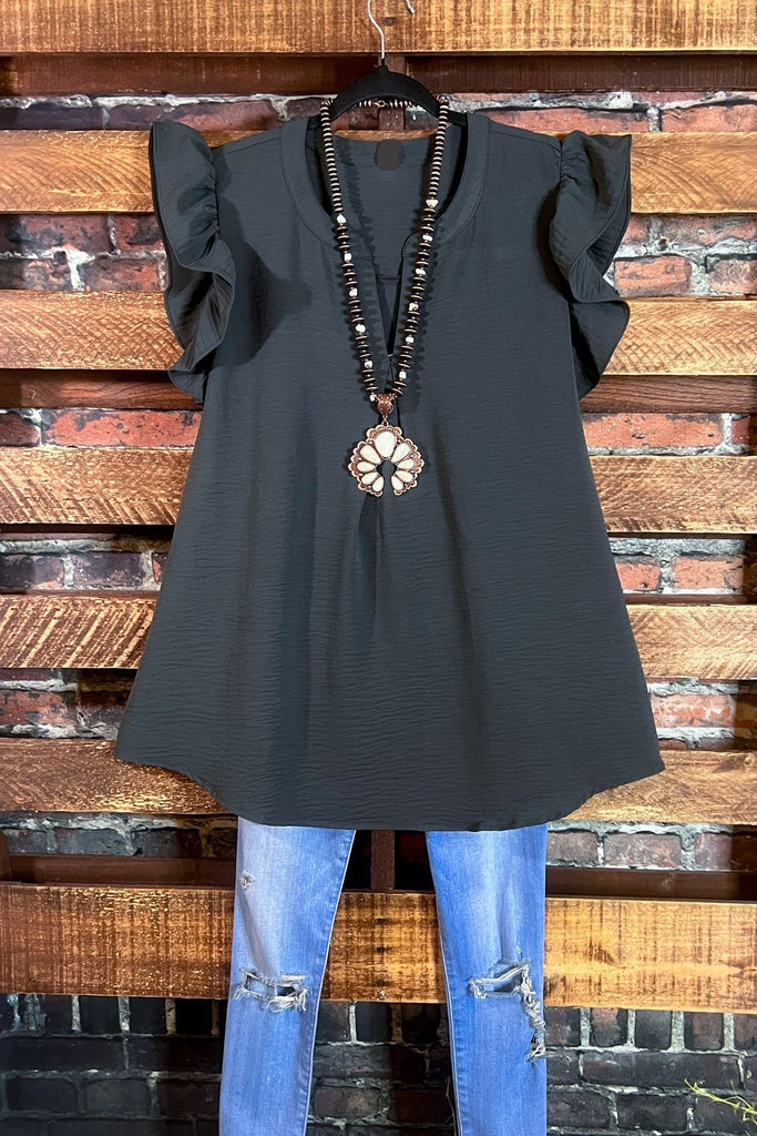 Sweet Emotions Top in Ash Gray