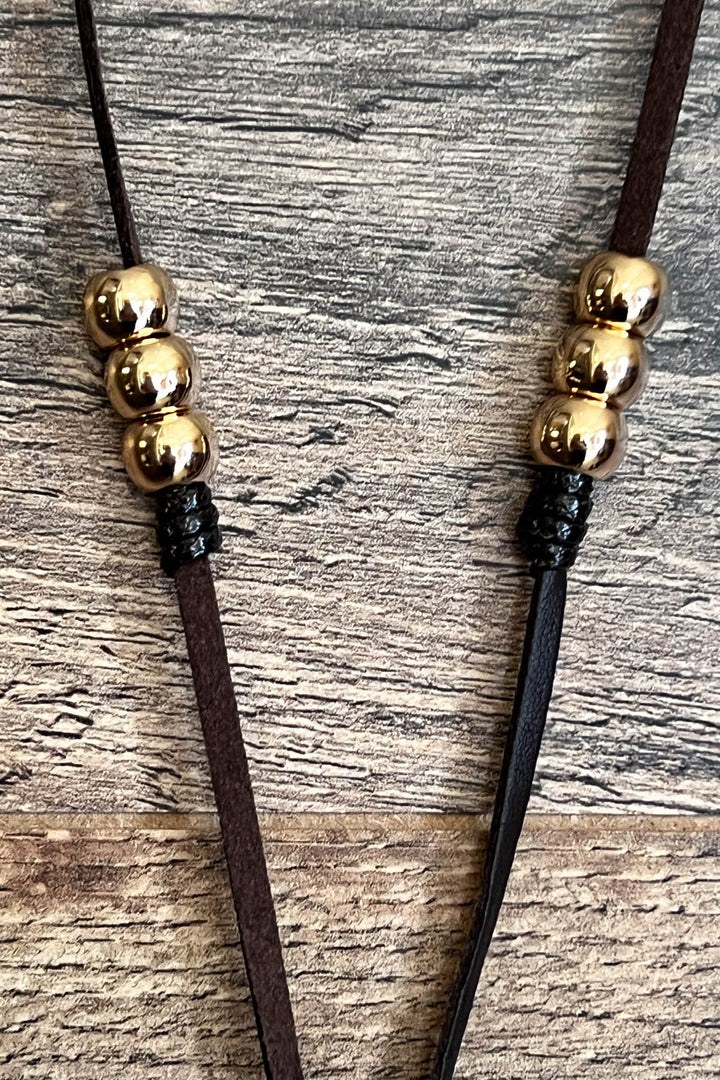 SEDONA GYPSY HEART NECKLACE & EARRING SET GOLD COLOR