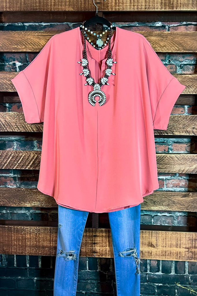 MY PERFECT DAY ASH ROSE BLOUSE