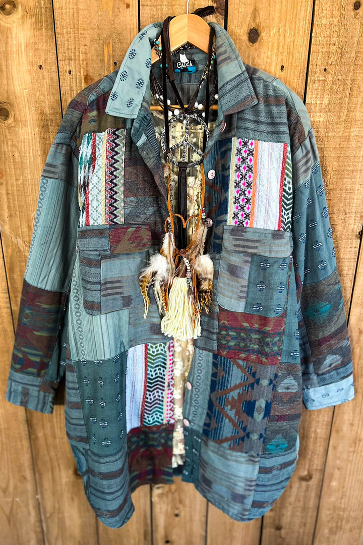 Traveler Patchwork Jacket - 100% Cotton - Made in USA