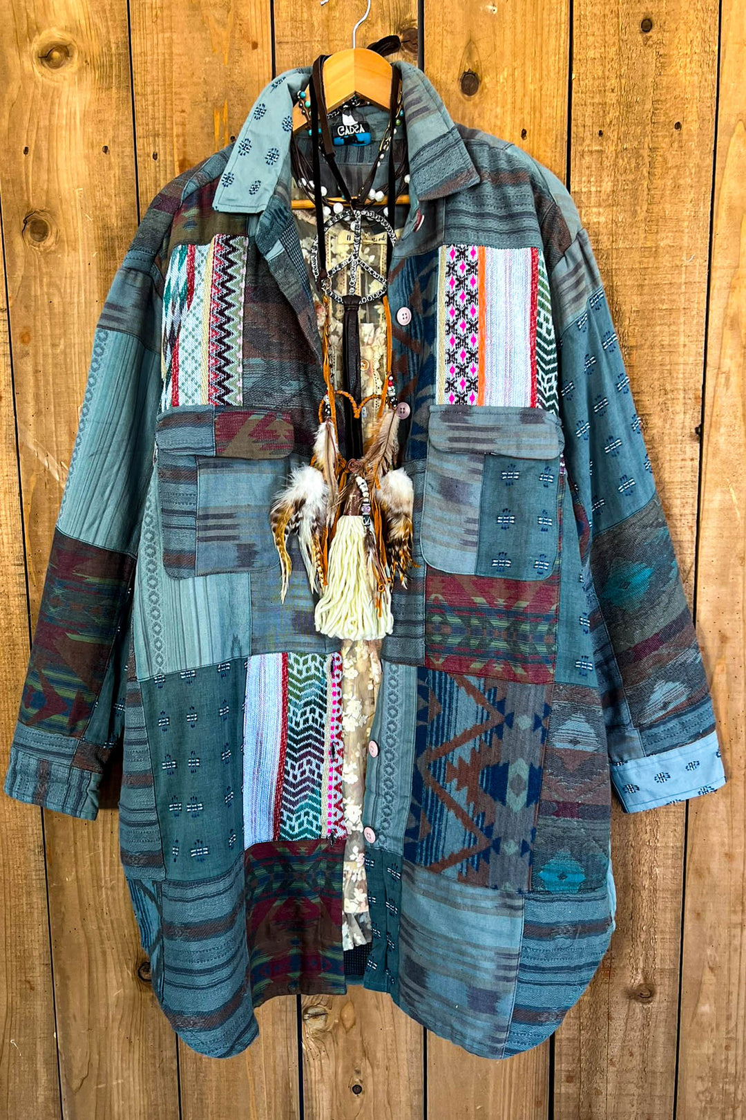 Traveler Patchwork Jacket - 100% Cotton - Made in USA