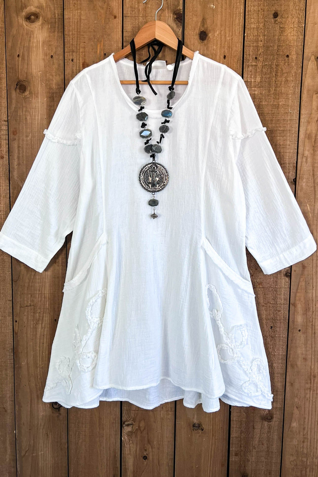 Light Spirit Vintage 100% Cotton Tunic