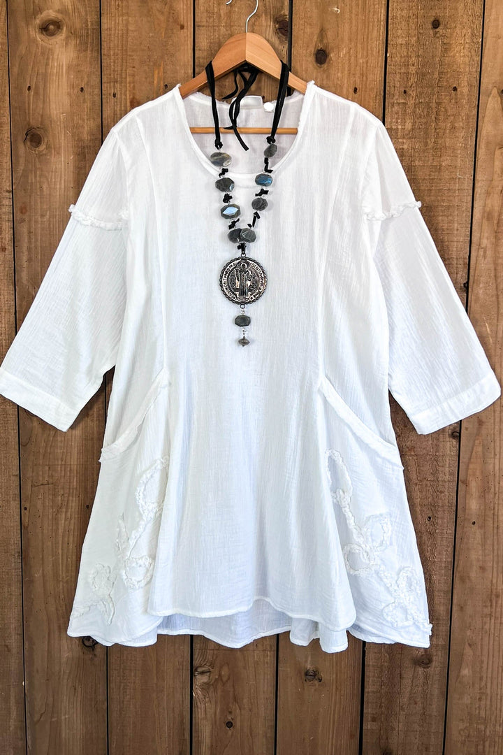 Light Spirit Vintage 100% Cotton Tunic