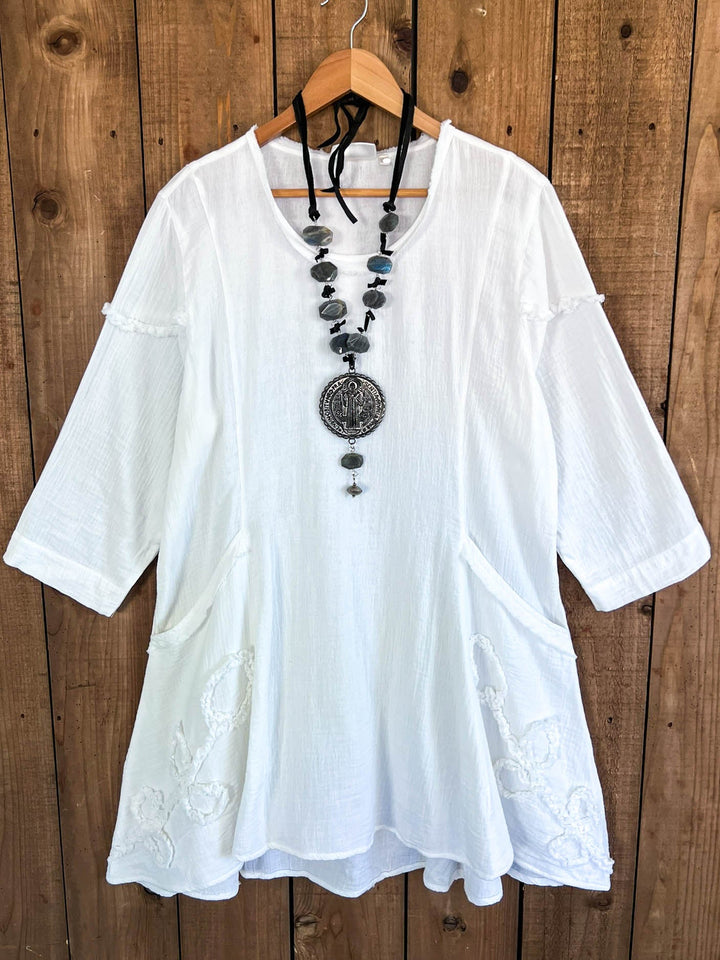 Light Spirit Vintage 100% Cotton Tunic