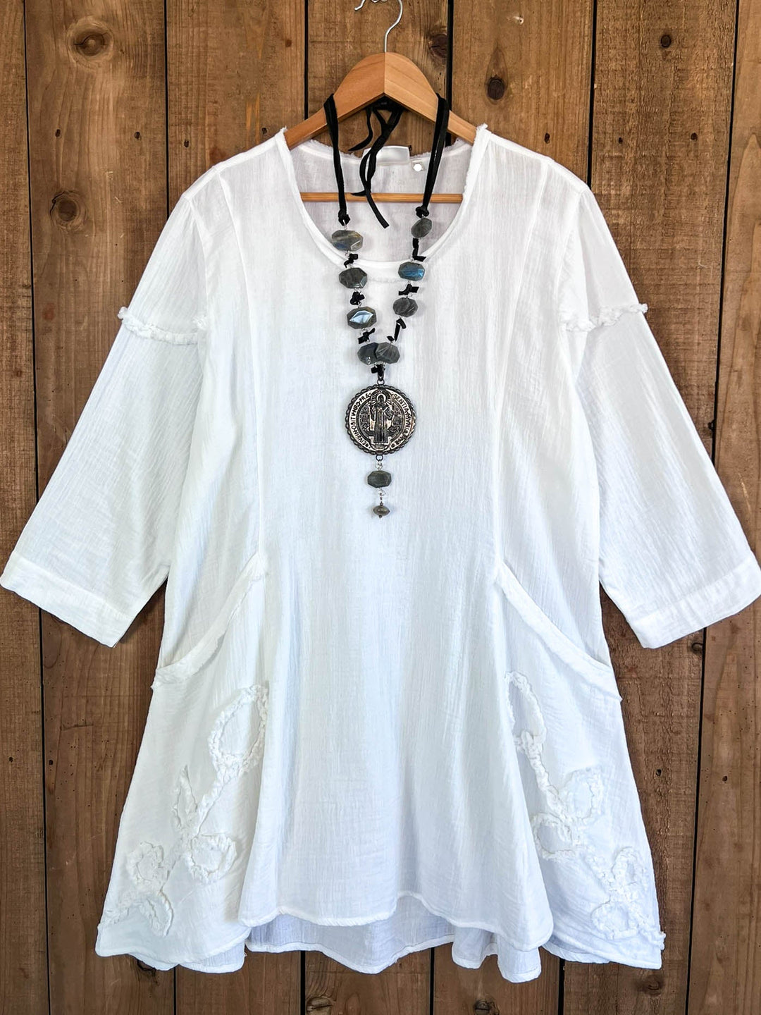 Light Spirit Vintage 100% Cotton Tunic