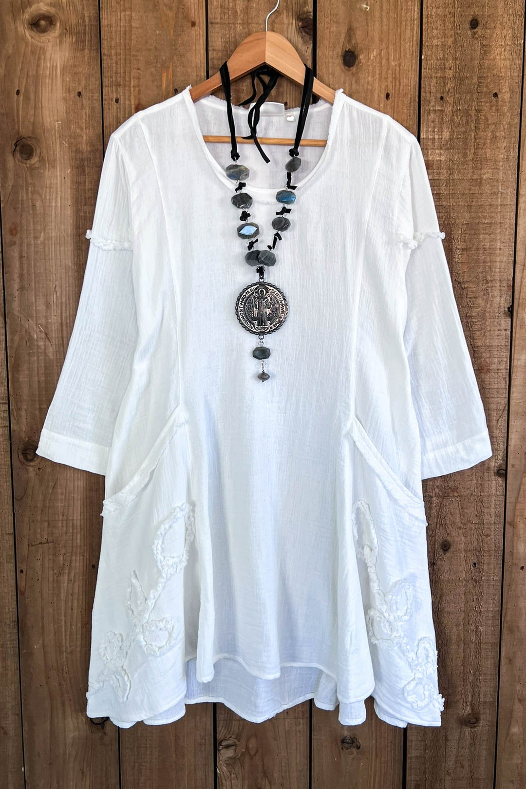 Light Spirit Vintage 100% Cotton Tunic