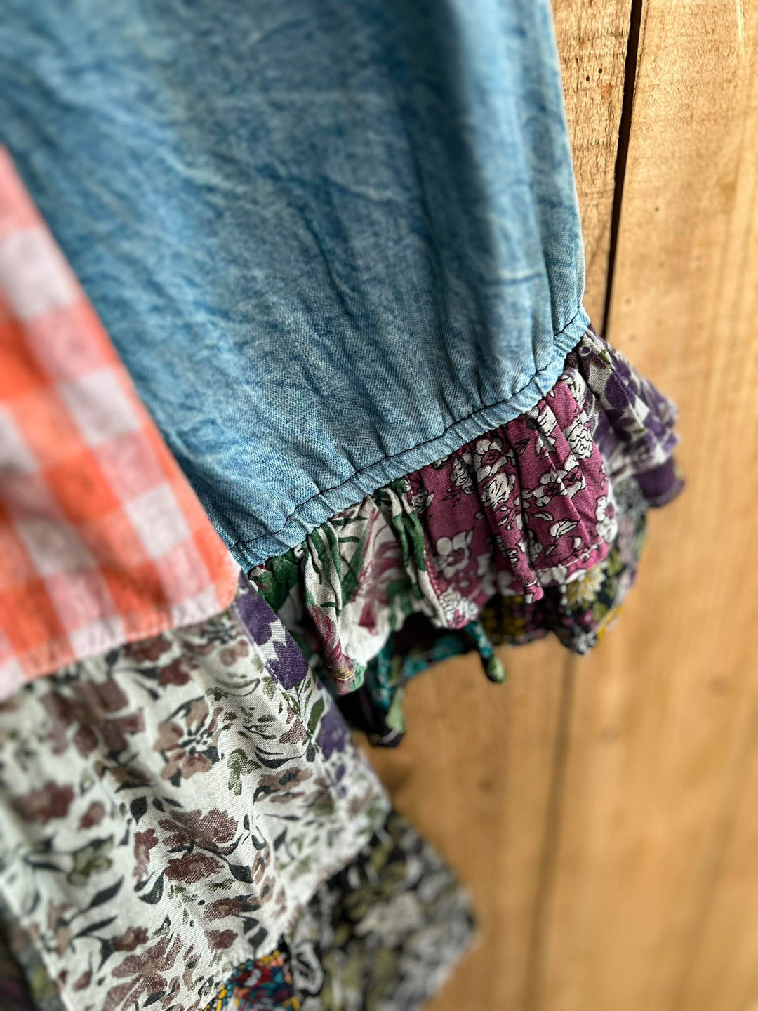 Willow Sky Top Patchwork Multi-Color