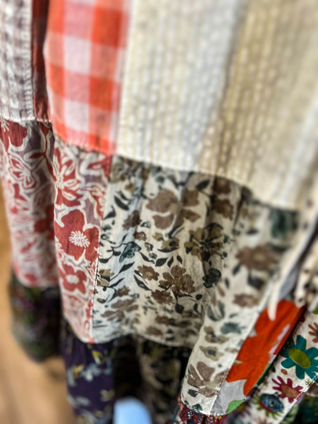Willow Sky Top Patchwork Multi-Color