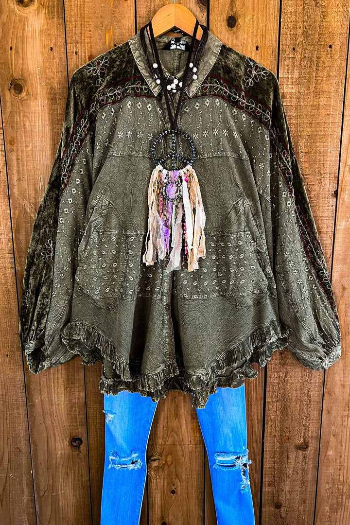 Enchanted Meadows Tunic - Olive