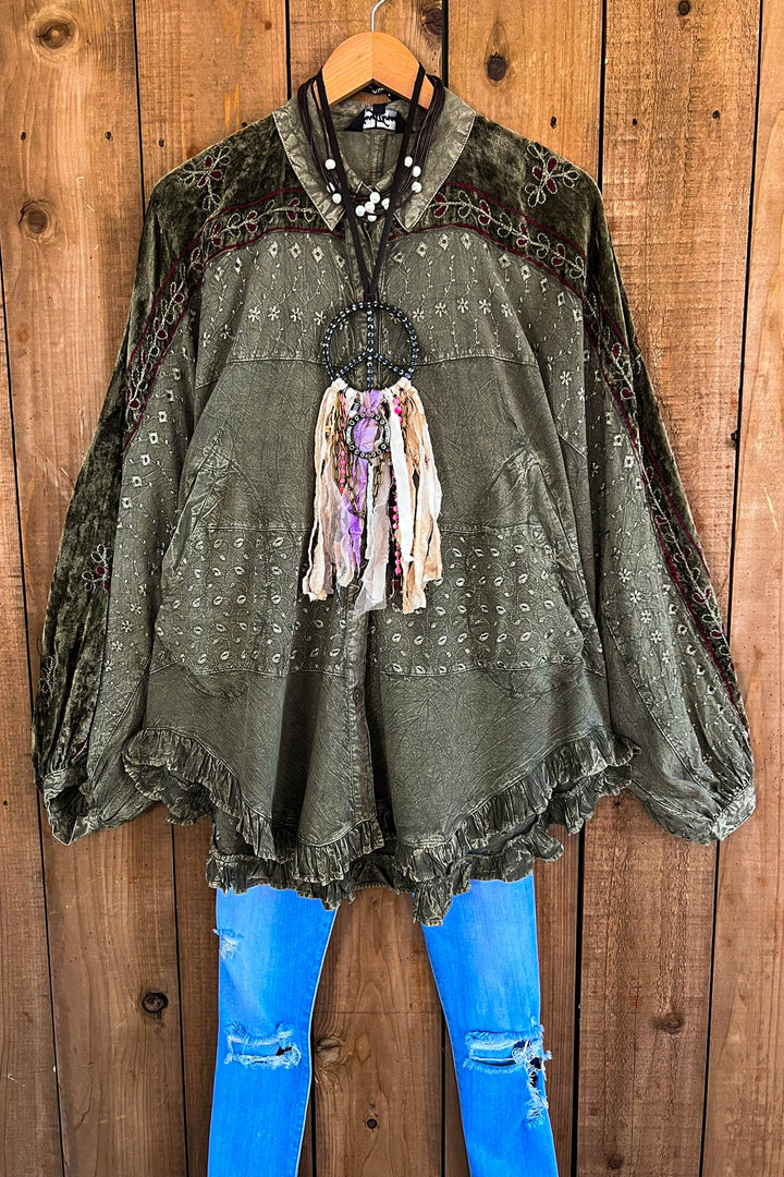 Enchanted Meadows Tunic - Olive