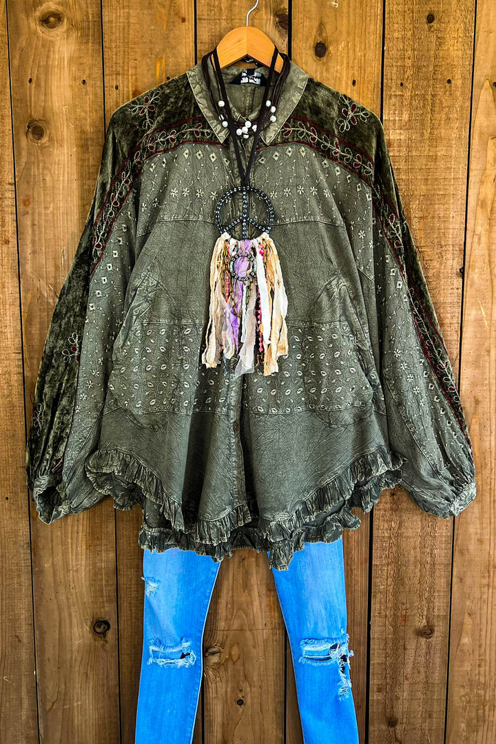 Enchanted Meadows Tunic - Olive