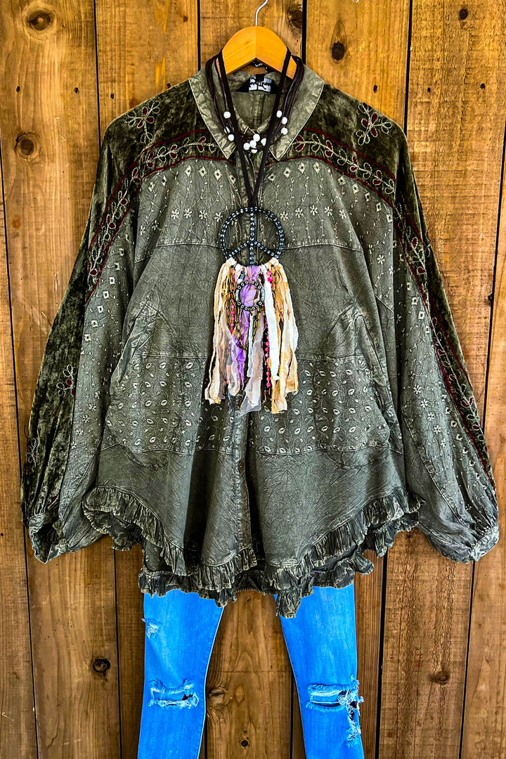 Enchanted Meadows Tunic - Olive