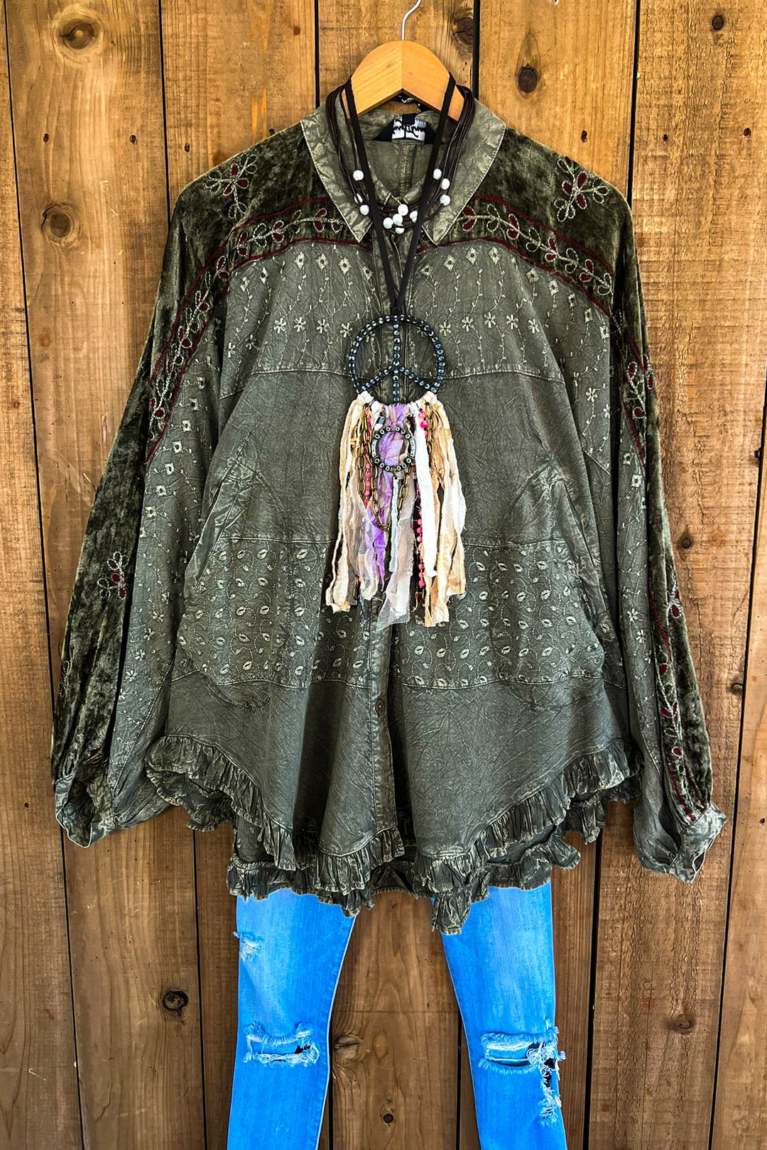 Enchanted Meadows Tunic - Olive