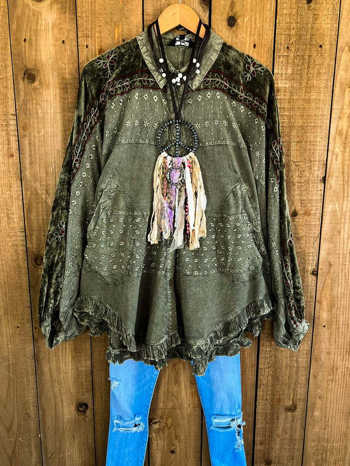 Enchanted Meadows Tunic - Olive