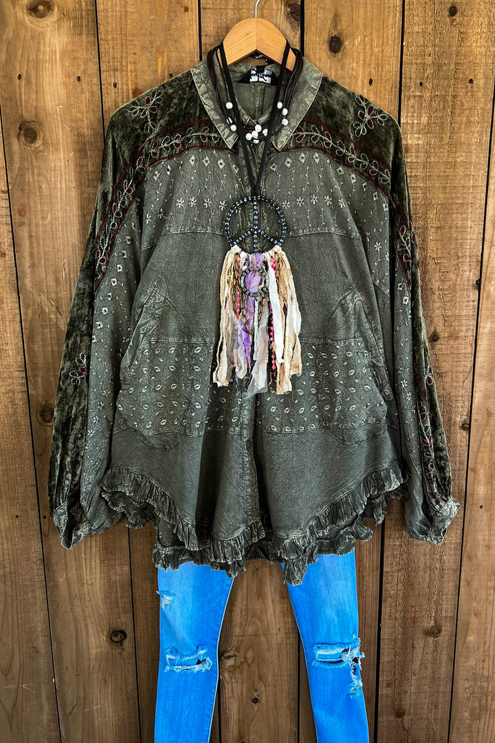 Enchanted Meadows Tunic - Olive