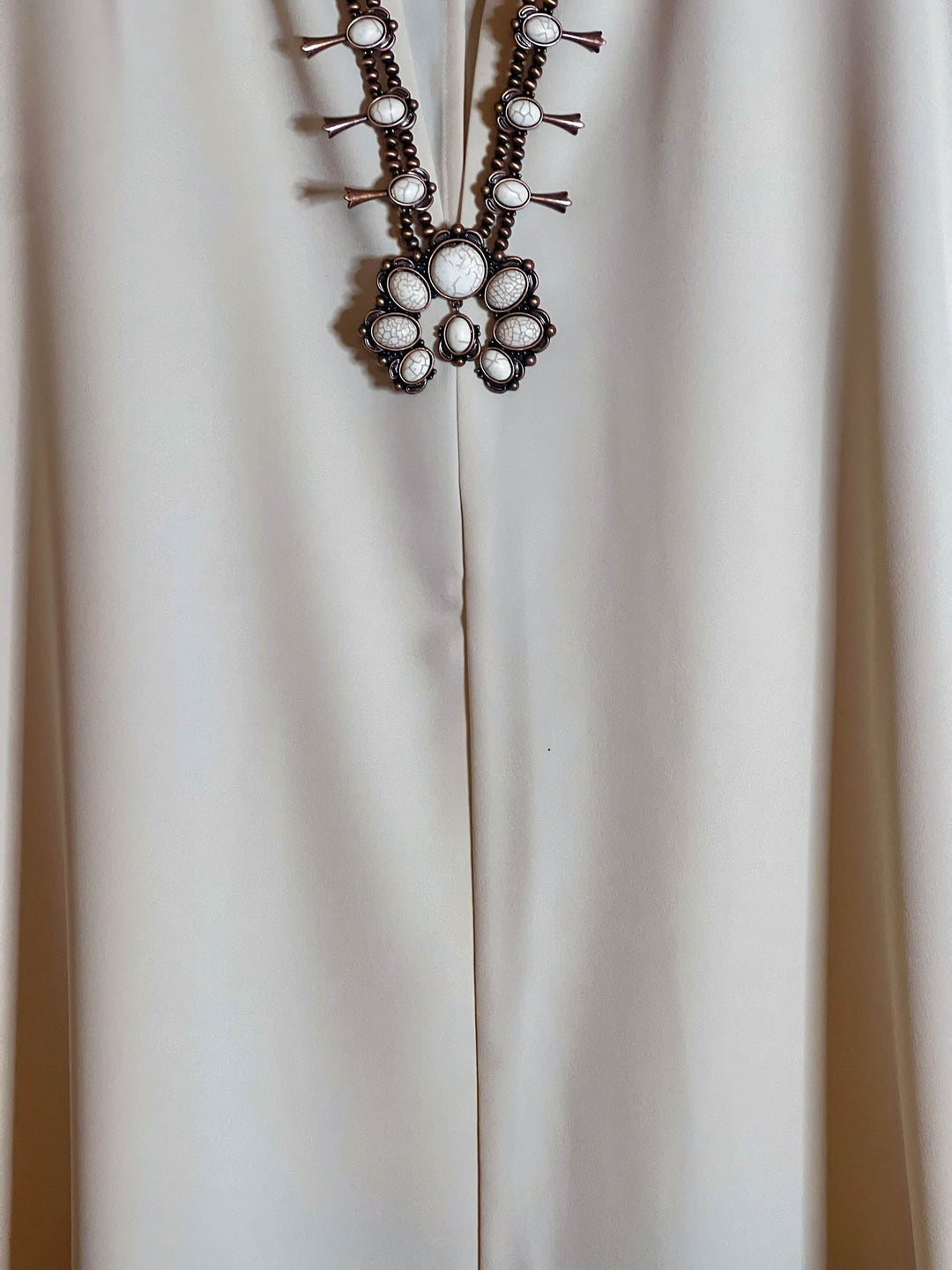 GOING OUT IN THE CITY BEIGE TUNIC