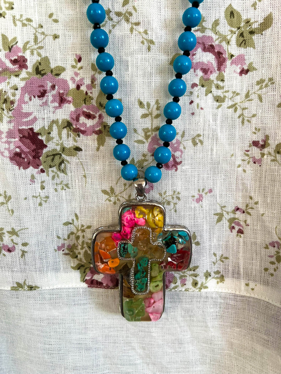 A Good Feeling Artisan Boho Necklace - Hand Made