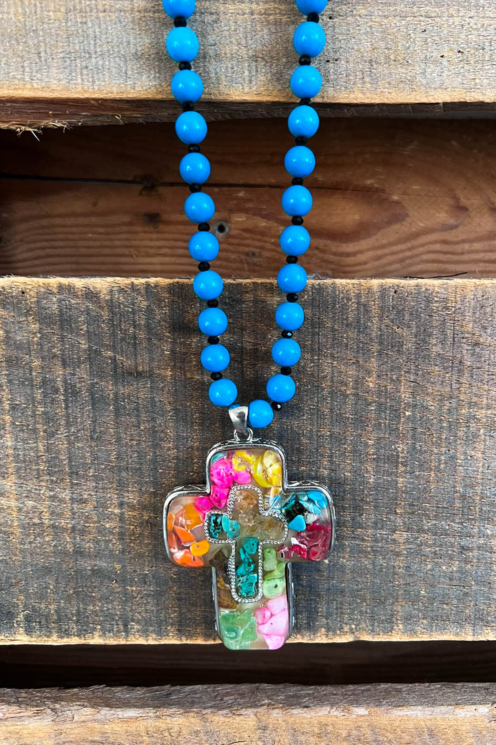A Good Feeling Artisan Boho Necklace - Hand Made