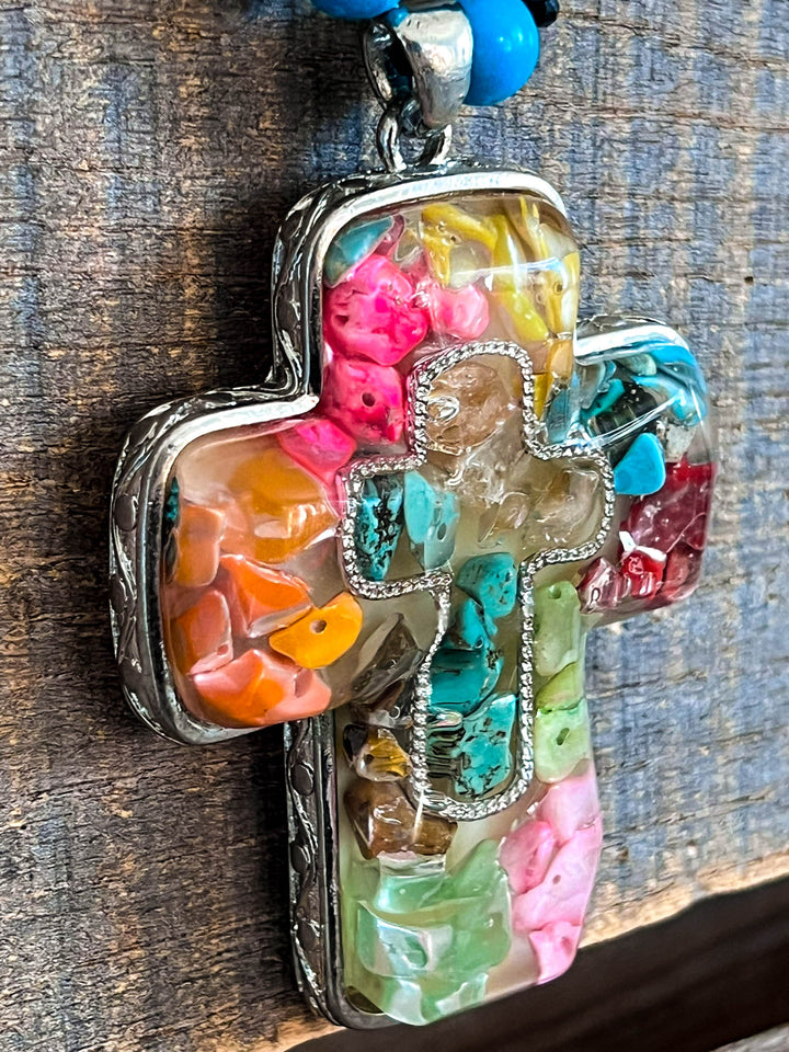 A Good Feeling Artisan Boho Necklace - Hand Made