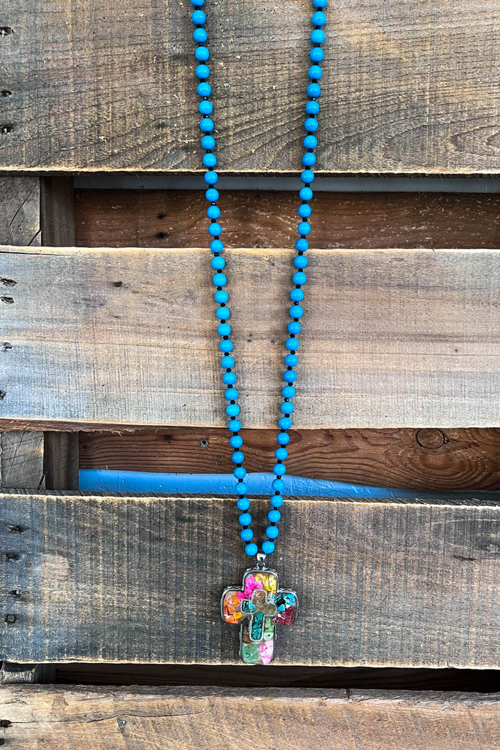 A Good Feeling Artisan Boho Necklace - Hand Made