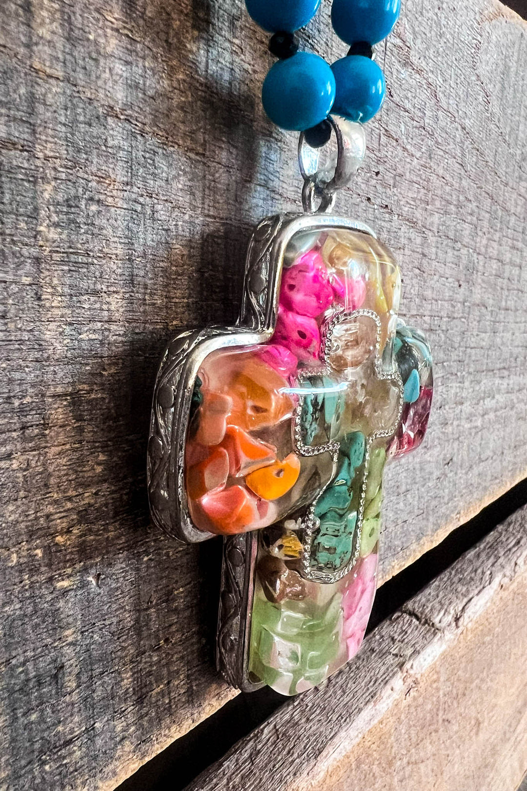 A Good Feeling Artisan Boho Necklace - Hand Made