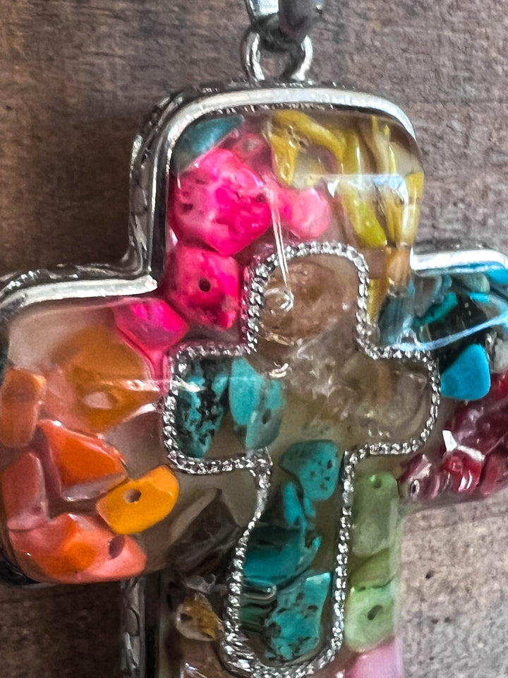 A Good Feeling Artisan Boho Necklace - Hand Made