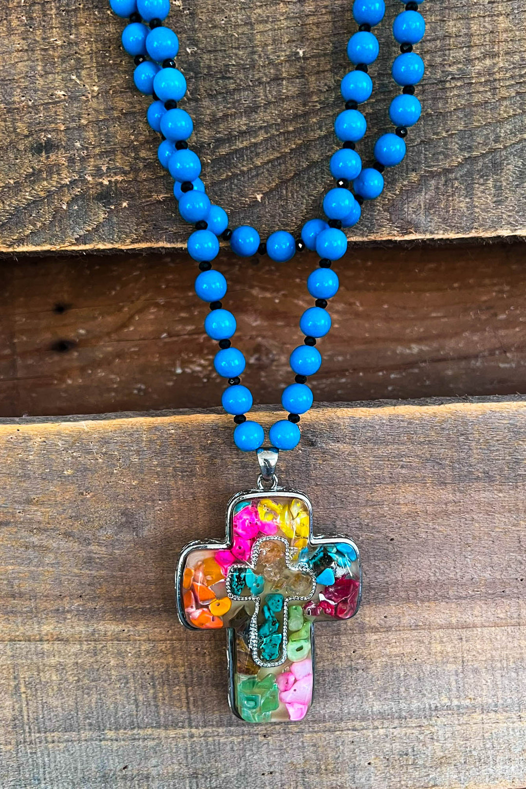 A Good Feeling Artisan Boho Necklace - Hand Made